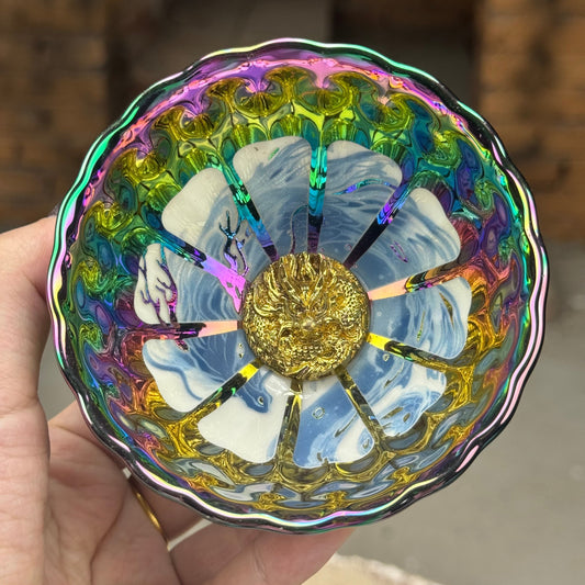 Blue and White Dragon Glow-in-the-Dark Cup